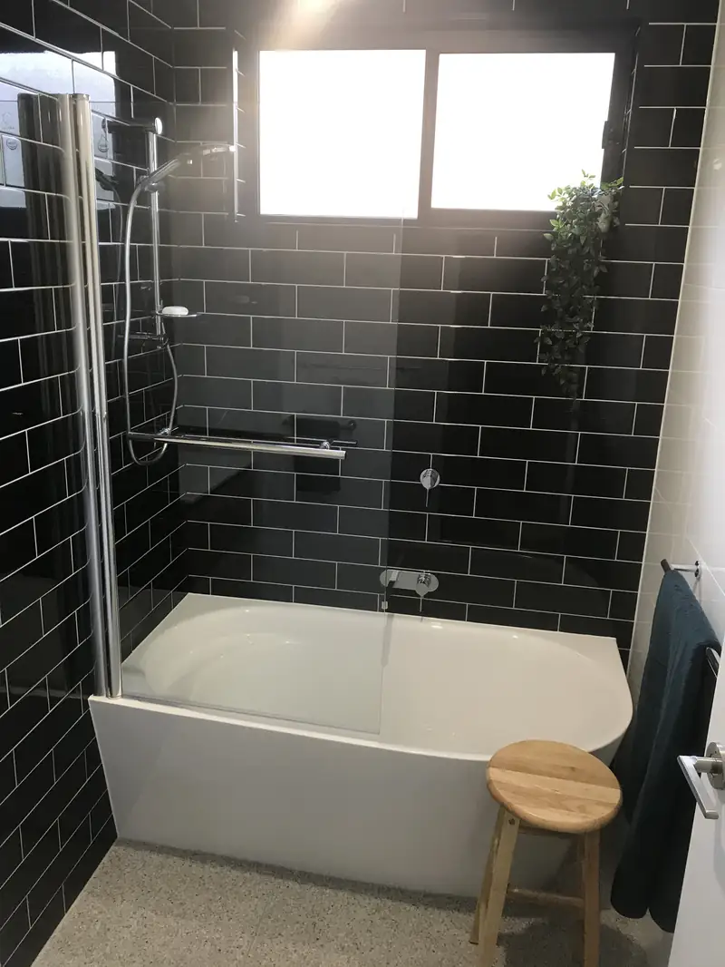 Dark Modern Bathroom